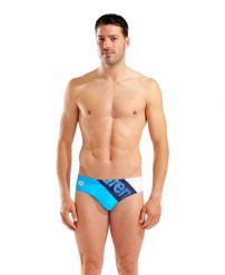 Kąpielowki Męskie Arena Stripefloswim Briefs. Niebieskie kąpielówki męskie Arena, l, bez wzorów, do pływania. Za 149.00 zł.