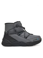 Skechers Śniegowce Turbo Tread 406385L CCBK Szary. Szare buty zimowe chłopięce Skechers, z materiału. Za 289.99 zł.