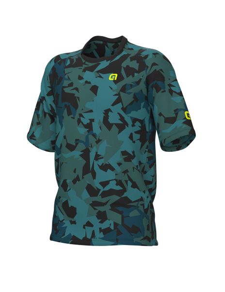Koszulka rowerowa męska MTB Alé Cycling Off Road Corner. Czarne t-shirty sportowe męskie ALÉ CYCLING, m, z materiału, bez ramiączek, rowerowe. Za 223.99 zł.