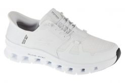 Buty sportowe Sneakersy męskie, Slip-Ins: Glide-Step Pro. Białe buty sportowe na co dzień męskie Skechers, z materiału, bez zapięcia, trekkingowe. Za 429.99 zł.