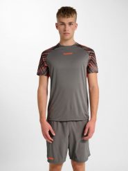 Koszulka treningowa Hummel Blaze Pro. Szare bluzki sportowe damskie HUMMEL, m, bez wzorów, z materiału, bez ramiączek. Za 114.50 zł.