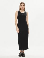 Liu Jo Sukienka codzienna TA4185 J4678 Czarny Regular Fit. Czarne sukienki damskie Liu Jo, na co dzień, xs, bez wzorów, z syntetyku, bez kołnierzyka, bez ramiączek, proste. Za 259.99 zł.
