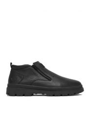 Rieker Botki CEO-B4051-00 Czarny. Czarne buty zimowe męskie Rieker, ze skóry, bez zapięcia. Za 419.99 zł.