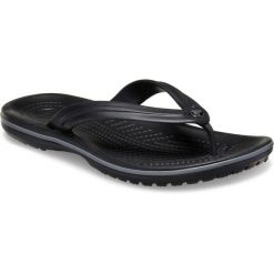 Kapcie Crocs Crocband Flip U Dorosłych. Czarne kapcie damskie Crocs, z materiału. Za 149.00 zł.