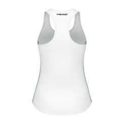 Koszulka bez rękawów damska SPIRIT Tank Top. Białe topy damskie HEAD, l, bez wzorów, bez kołnierzyka. W wyprzedaży za 168.00 zł.