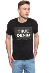 MĘSKI T-SHIRT MUSTANG ALEX C PRINT 1009946 4142. T-shirty męskie Mustang, m, bez wzorów, bez kołnierzyka. W wyprzedaży za 39.99 zł.