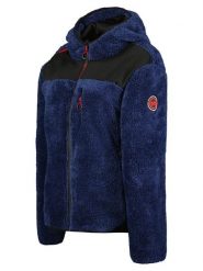 Maison Montaigne Kurtka polarowa "Telomai" w kolorze granatowym rozmiar: L. Niebieskie kurtki damskie Maison Montaigne, l, z aplikacjami, z polaru, bez kaptura. Za 140.20 zł.