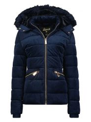 Geographical Norway Kurtka pikowana "Bilove" w kolorze granatowym rozmiar: XL. Niebieskie kurtki damskie Geographical Norway, xl, bez wzorów, bez kaptura. Za 215.21 zł.