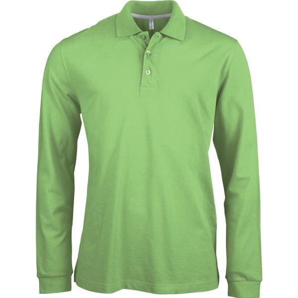 Koszulka polo z długim rękawem Kariban. Zielone koszulki męskie z długim rękawem KARIBAN, m. W wyprzedaży za 149.35 zł.