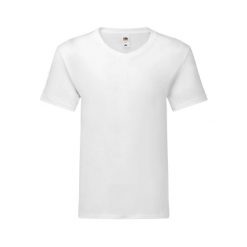 T-shirt Męski W Serek Iconic 150. Białe t-shirty męskie Fruit of the Loom, m, bez wzorów, bez kołnierzyka. Za 28.99 zł.