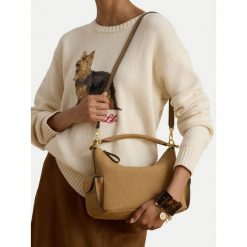 Torebka LAUREN RALPH LAUREN. Brązowe torebki klasyczne damskie Lauren Ralph Lauren, bez wzorów, bez dodatków. Za 1,799.00 zł.
