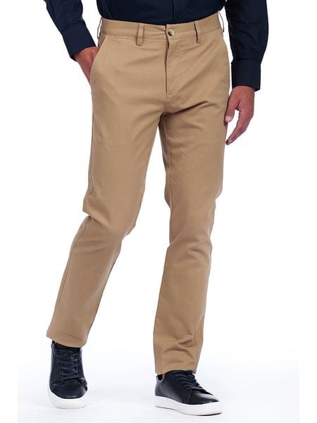 The Time of Bocha Spodnie chino w kolorze beżowym rozmiar: 52. Brązowe spodnie materiałowe męskie The Time of Bocha, z aplikacjami. Za 135.17 zł.