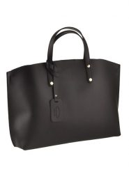 Mila Blu Skórzana torebka "Castagno" w kolorze czarnym - 48 x 30 x 12 cm rozmiar: onesize. Czarne torebki klasyczne damskie Mila Blu, bez wzorów, z materiału, bez dodatków. Za 325.03 zł.