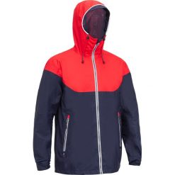 Kurtka Żeglarska Sailing 100 Męska. Czerwone kurtki męskie TRIBORD, m, bez wzorów, z materiału, sportowe, bez kaptura. Za 119.99 zł.