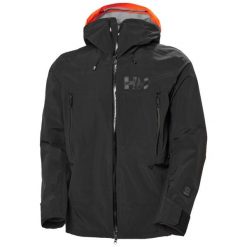 Kurtka narciarska Helly Hansen Sogn Shell 2.0. Czarne kurtki męskie Helly Hansen, m, bez wzorów, bez kaptura, narciarskie. W wyprzedaży za 1,334.00 zł.