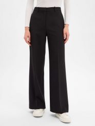 HUGO Damskie spodnie materiałowe - Hasmina Kobiety Sztuczne włókno czarny jednolity, 40. Czarne spodnie materiałowe damskie Hugo, bez wzorów, z materiału, eleganckie. Za 849.95 zł.