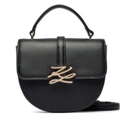 Torebka KARL LAGERFELD. Czarne torebki klasyczne damskie Karl Lagerfeld, bez wzorów, bez dodatków. Za 1,099.00 zł.
