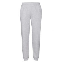 Spodnie Do Biegania Unisex Dla Dorosłych Classic 260 Z Elastycznymi Mankietami. Szare spodnie dresowe damskie Fruit of the Loom, bez wzorów. Za 107.99 zł.