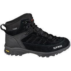 Buty trekkingowe męskie Alpinus Brasil Plus M. Czarne buty trekkingowe męskie Alpinus, bez zapięcia. Za 429.00 zł.