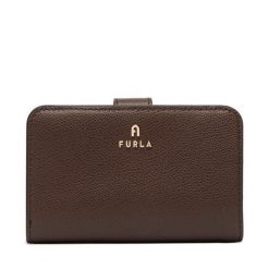 Portfel Furla. Brązowe portfele damskie Furla, bez wzorów. Za 719.99 zł.