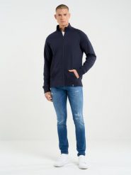 Bluza męska rozpinana granatowa Madorol 403. Niebieskie bluzy z kapturem męskie Big Star, l, z dzianiny. W wyprzedaży za 159.99 zł.