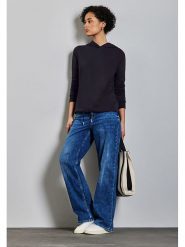 Street One Bluza w kolorze granatowym rozmiar: 34. Niebieskie bluzy z kapturem damskie Street One. Za 109.78 zł.