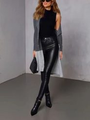 Milan Kiss Kardigan w kolorze szaro-antracytowym rozmiar: L. Czarne kardigany damskie Milan Kiss, l, bez wzorów. Za 130.81 zł.