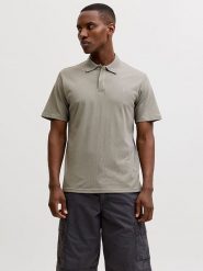 Jack & Jones Koszulka polo "Crodney" w kolorze szarym rozmiar: M. Szare koszulki polo męskie Jack & Jones, m, bez wzorów, bez ramiączek. Za 87.61 zł.