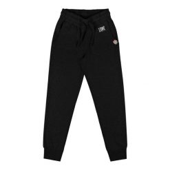 Spodnie dresowe z bawełna z sznurek regulacyjny na co dzień. Czarne spodnie dresowe damskie LEONE 1947 APPAREL, bez wzorów, z bawełny. W wyprzedaży za 67.30 zł.