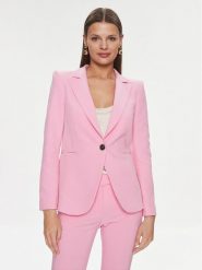 Rinascimento Marynarka CFC0117751003 Różowy Regular Fit. Czerwone marynarki i żakiety damskie RINASCIMENTO, xl, bez wzorów, z syntetyku. Za 349.99 zł.