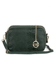 Mia Tomazzi Skórzana torebka "Ortles" w kolorze zielonym - 21 x 14 x 8 cm rozmiar: onesize. Zielone torebki klasyczne damskie Mia Tomazzi, bez wzorów, z materiału, bez dodatków. Za 165.99 zł.