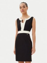 ARTIGLI Sukienka koktajlowa ACAB000933 Czarny Regular Fit. Czarne sukienki damskie Artigli, bez wzorów, z syntetyku, wizytowe, bez kołnierzyka, bez ramiączek. Za 349.99 zł.