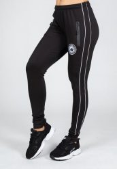 Montana Track Spodnie - Czarny. Czarne spodnie sportowe damskie GORILLA WEAR, xs, z elastanu, na fitness i siłownię. Za 229.00 zł.