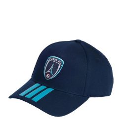 Czapka domowa Paris FC 26/27 Baseball. Niebieskie czapki męskie Adidas, bez wzorów, z bawełny. Za 119.00 zł.