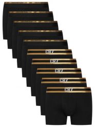 Cristiano Ronaldo CR7 Komplet bokserek 8120-49 Czarny. Czarne bokserki męskie Cristiano Ronaldo CR7, bez wzorów, z bawełny. Za 419.99 zł.