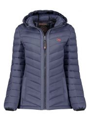 Geographical Norway Kurtka pikowana "Carliti" w kolorze granatowym rozmiar: M. Niebieskie kurtki damskie Geographical Norway, m, z aplikacjami, bez kaptura. Za 233.33 zł.
