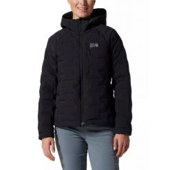 Kurtka puchowa damska Mountain Hardwear Stretchdown Hoody. Czarne kurtki damskie MOUNTAIN HARDWEAR, s, bez wzorów, z puchu, bez kaptura. Za 1,499.00 zł.