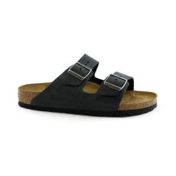 Klapki męskie Birkenstock 552113. Czarne klapki i japonki męskie Birkenstock, z materiału. Za 761.00 zł.