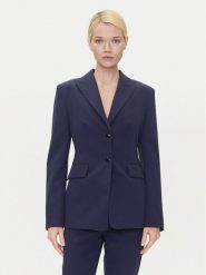 HUGO Marynarka Asmalla-1 50533901 Granatowy Slim Fit. Niebieskie marynarki i żakiety damskie Hugo, bez wzorów, z syntetyku. Za 789.99 zł.