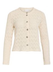 Vila Kardigan "Vicitra" w kolorze beżowym rozmiar: XL. Brązowe kardigany damskie Vila, xl, bez wzorów. Za 129.95 zł.