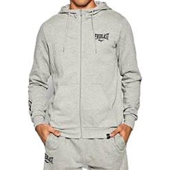 Bluza męska Everlast Sulphur. Szare bluzy bez kaptura męskie Everlast, bez wzorów, sportowe, bez kołnierzyka, bez ramiączek. Za 179.99 zł.