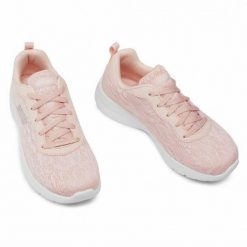 Obuwie Sportowe Damskie Skechers Dynamight Floral Różowy. Czerwone buty sportowe na co dzień damskie Skechers, bez wzorów. Za 179.00 zł.
