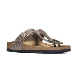 Japonki Birkenstock Gizeh Synthetics Women 1032 1032054. Szare klapki damskie Birkenstock, bez wzorów, z materiału, bez obcasa. Za 287.13 zł.