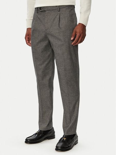 Tommy Hilfiger Spodnie materiałowe MW0MW45058 Szary Tapered Fit. Szare spodnie materiałowe męskie Tommy Hilfiger, bez wzorów, z bawełny. Za 569.99 zł.