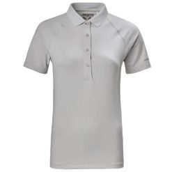 Damska koszulka polo Musto Evo Sunblock 2.0 FW. Szare bluzki sportowe damskie Musto, l, z elastanu, bez kołnierzyka, bez ramiączek. Za 289.80 zł.