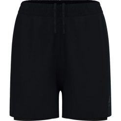 Spodenki damskie Odlo ESSENTIAL 4 INCH 2-in-1 short. Czarne szorty damskie Odlo, bez wzorów. Za 269.99 zł.