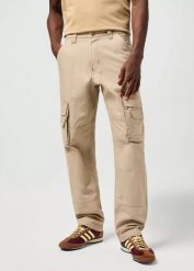 WRANGLER MĘSKIE SPODNIE BOJÓWKI WRANGLER CJ REL CARGO PANT KELP 112362823. Spodnie materiałowe męskie Wrangler, bez wzorów. Za 209.99 zł.