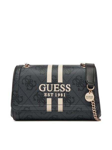 Guess Torebka HWOS96 72210 Czarny. Czarne torebki klasyczne damskie Guess, z aplikacjami, ze skóry, bez dodatków. Za 449.99 zł.