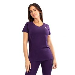 Koszulka damska Venum Essential Women'S T-Shirt. Fioletowe bluzki sportowe damskie VENUM, m, bez wzorów, bez ramiączek. Za 129.99 zł.