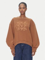 ViCOLO Bluza RD0178 Brązowy Reglan Fit. Brązowe bluzy bez kaptura damskie ViCOLO, s, z bawełny. Za 329.99 zł.